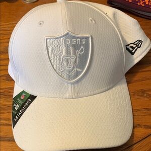 New Era Black and White Logo Cap